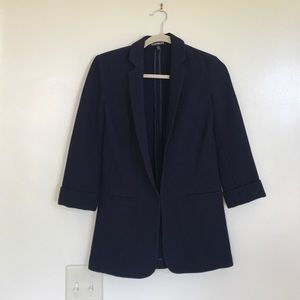 Dark blue blazer 3/4 sleeve